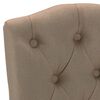 vidaXL Chaises &agrave; manger lot de 6 taupe tissu