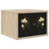 vidaXL Cabinet de chevet mural BREMEN Ch&ecirc;ne Sonoma 36 x 33 x 25 cm
