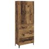 vidaXL Haut Armoire Bois Ancien 69,5 x 34 x 180 cm Bois d'ing&eacute;nierie