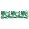 vidaXL Coussin pour banc de palette Motif de feuille 140 x 40 x 8 cm