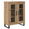 vidaXL Buffet Ch&ecirc;ne artisanal 69,5 x 34 x 90 cm Bois d'ing&eacute;nierie