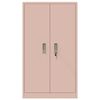 vidaXL Armoire de rangement Rose 60 x 40 x 90 cm Acier Lamin&eacute; &agrave; Froid