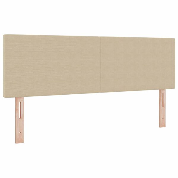 vidaXL T&ecirc;te de lit Gris Vert Clair 144 cm Cuir synth&eacute;tique