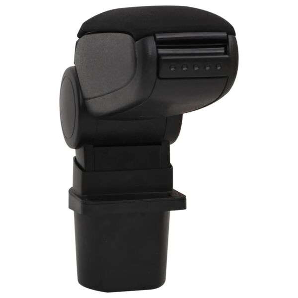 vidaXL Accoudoir de voiture noir 12x31x(29,5-47) cm ABS