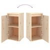 vidaXL Meubles TV 2 pcs Bois massif de pin