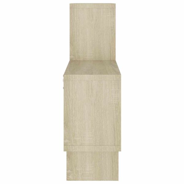 vidaXL &Eacute;tag&egrave;re murale forme d'auto Ch&ecirc;ne sonoma Bois d&rsquo;ing&eacute;nierie