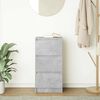 vidaXL Buffet gris b&eacute;ton 37,5x35x76 cm bois d'ing&eacute;nierie