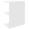 vidaXL Tables de chevet 2 pcs blanc 46,5x29x61 cm bois d&rsquo;ing&eacute;nierie