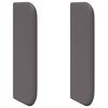 vidaXL Oreille de t&ecirc;te de lit 2 pc Gris