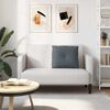 vidaXL Coussin de Dos Gris fonc&eacute; 60 x 50 cm Tissu en velours c&ocirc;tel&eacute;