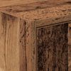 vidaXL Cabinet de salle de bain avec porte Bois Ancien 90 x 29 x 55 cm
