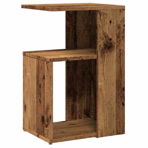 vidaXL Table d'appoint vieux bois 36x30x56 cm bois d'ing&eacute;nierie