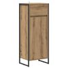 vidaXL Cabinet de salle de bain Ch&ecirc;ne artisanal 40 x 30 x 100 cm