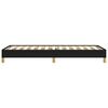 vidaXL Cadre de lit sans matelas noir 90x190 cm tissu