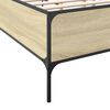 vidaXL Cadre de lit sans matelas ch&ecirc;ne sonoma 160x200 cm