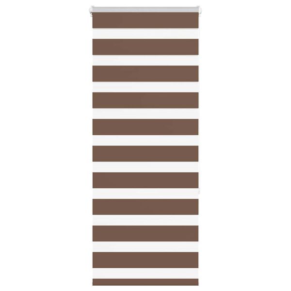 vidaXL Store z&egrave;bre marron 60x150 cm largeur du tissu 55,9 cm polyester