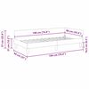 vidaXL Cadre de lit d'angle Rose 90 cm x 190 cm Velours