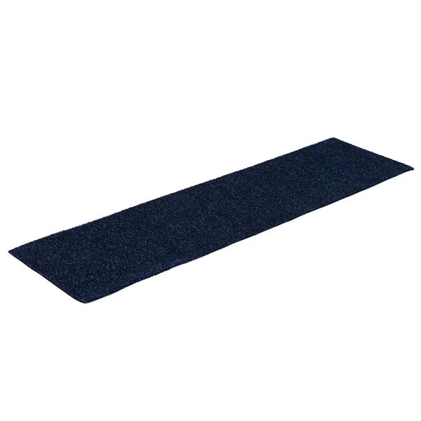 vidaXL Tapis d'escalier autocollants 15 pièces 76 x 20 cm Bleu marine Rectangulaire