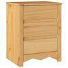vidaXL Cabinet de chevet avec tiroir Drammen Chêne 45 x 35 x 56 cm