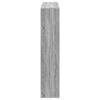vidaXL Biblioth&egrave;que sonoma gris 137,5x29x137,5 cm bois d'ing&eacute;nierie
