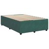 vidaXL Sommier &agrave; lattes de lit et matelas Vert fonc&eacute; 120x200cm Velours