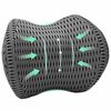 vidaXL Coussin pour le cou Couleur unie R&eacute;glable Gris 31 x 22 x 13 cm