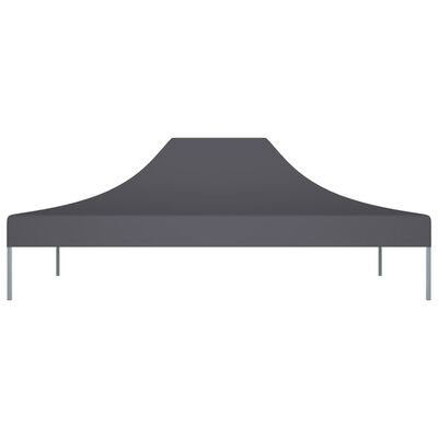 vidaXL Toit de tente de réception 4x3 m Anthracite 270 g/m²