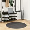 vidaXL Tapis IZA poils courts style scandinave anthracite &Oslash; 100 cm