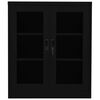 vidaXL Armoire de bureau Noir 90x40x105 cm Acier