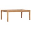 vidaXL Salon de jardin 4 pcs avec coussins Bois de teck solide