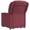 vidaXL Fauteuil inclinable de massage Rouge bordeaux Tissu