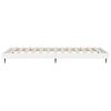 vidaXL Cadre de lit sans matelas blanc 75x190 cm bois d'ing&eacute;nierie