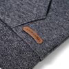 Sweat-shirt &agrave; capuche fermeture &eacute;clair enfants gris m&eacute;lang&eacute; 104