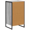 vidaXL Buffet Gris Sonoma 81 x 36 x 150.5 cm Bois d'ing&eacute;nierie
