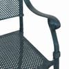 vidaXL Chaise de jardin 2 pcs Vert 64 x 62 x 93cm Aluminium