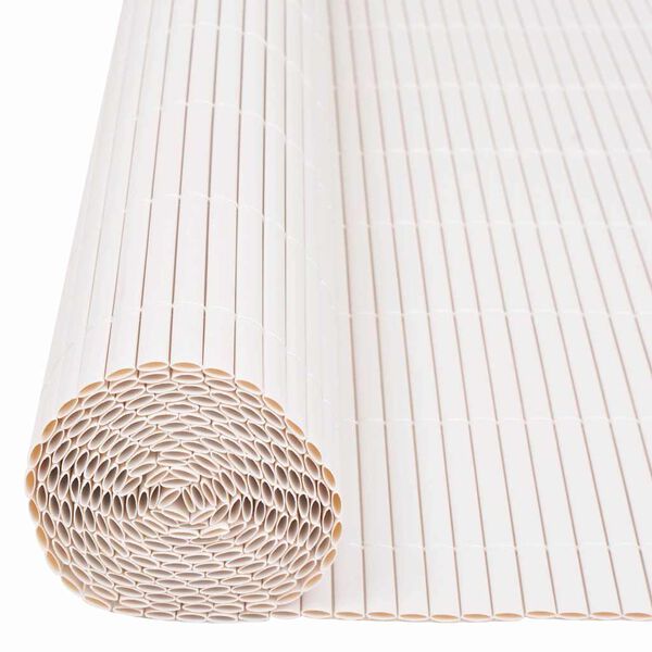 vidaXL Cl&ocirc;ture de jardin Blanc 150 x 300 cm PVC