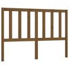vidaXL T&ecirc;te de lit Marron miel 146x4x100 cm Bois massif de pin