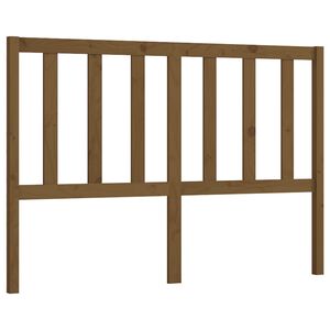 vidaXL T&ecirc;te de lit Marron miel 146x4x100 cm Bois massif de pin