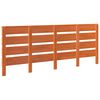 vidaXL T&ecirc;te de lit Brun cire 200,5 x 3 x 80 cm Pin massif