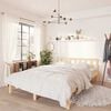 vidaXL Cadre de lit sans matelas bois massif 120x200 cm