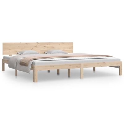 vidaXL Cadre de lit sans matelas bois massif de pin 200x200 cm