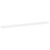 vidaXL Panneaux de biblioth&egrave;que 8 pcs Blanc 80x10x1,5 cm Agglom&eacute;r&eacute;