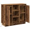 vidaXL Buffet LED Bois ancien 90 x 32 x 75 cm Bois d'ingénierie