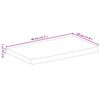 vidaXL Dessus de table 40x30x2,5 cm bord vif bois massif manguier brut
