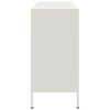 vidaXL Buffet blanc 100,5x39x79 cm acier