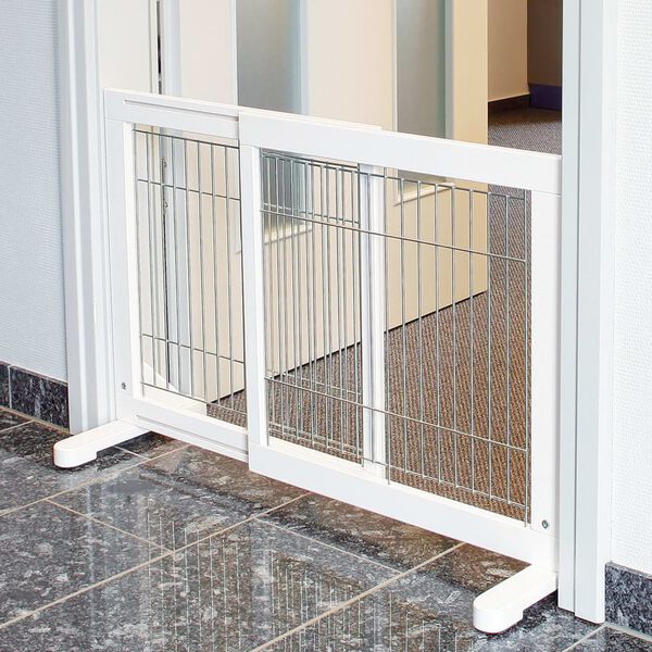 TRIXIE Barri&egrave;re pour chiens Bois 65-108x61 cm