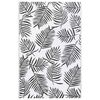 vidaXL Tapis d'ext&eacute;rieur ARAKIL Blanc et noir 120x180 cm PP