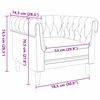 vidaXL Canap&eacute; Marron 78,5 x 74,5 x 74,5 cm Polyester