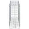 vidaXL Paniers &agrave; gabions arqu&eacute;s 7 pcs 200x50x100/120 cm fer galvanis&eacute;