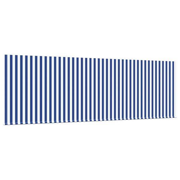 vidaXL Auvent R&eacute;tractable Bleu et Blanc 400 x 200 cm